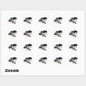 Sticker Rond Le pointeur anglais (Feuille)
