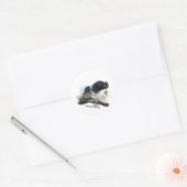 Sticker Rond Le pointeur anglais (Enveloppe)