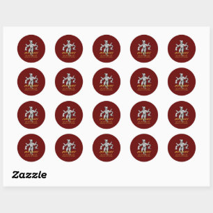 Sticker Rond Le Premier Mai, le moment de mettre le printemps d