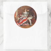 Sticker Rond Le premier Union Jack (Sac)