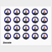 Sticker Rond Le président Joe Biden Merci Brandon ! (Feuille)