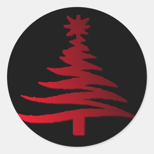 Sticker Rond Le Prince rouge moderne (Devant)