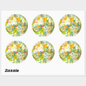 Sticker Rond Le printemps a Sprung II (Feuille)