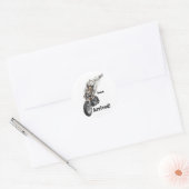 Sticker Rond Le problème est arrivé (Enveloppe)