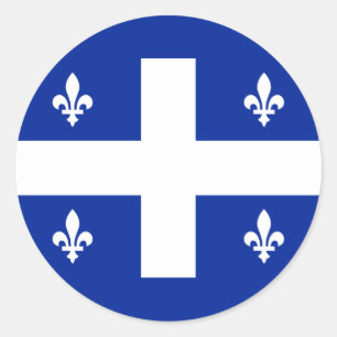 Sticker Rond le Québec