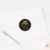Sticker Rond Le Rat King T (Enveloppe)