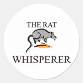 Sticker Rond Le Rat Whisperer (Devant)