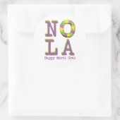 Sticker Rond Le Roi Cake de NOLA (Sac)
