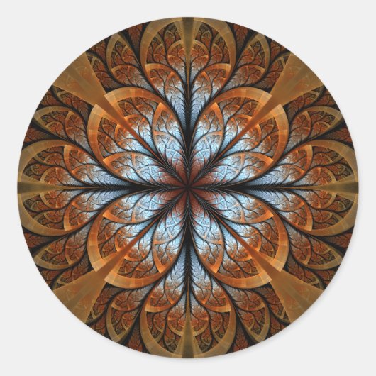 Sticker Rond Le Rose de Merlin (Devant)