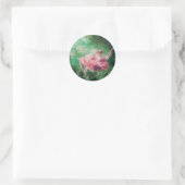 Sticker Rond LE rose vert SWING (Sac)
