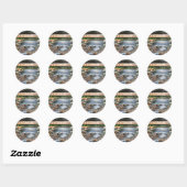 Sticker Rond Le ruisseau (Feuille)