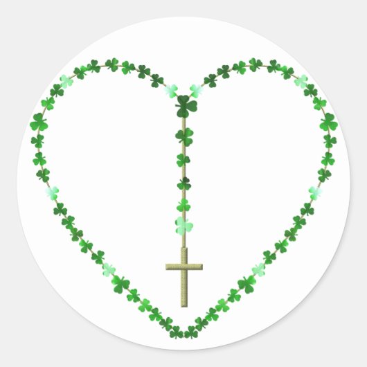 Sticker Rond Le Saint Rosaire (Devant)