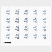 Sticker Rond Le sang de Tiger adonis dna Sheen (Feuille)