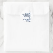 Sticker Rond Le sang de Tiger adonis dna Sheen (Sac)