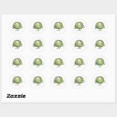 STICKER ROND LE SEMI-SPROUT (Feuille)