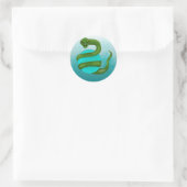 Sticker Rond Le serpent (Sac)
