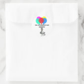 Sticker Rond Le serpent volant (Sac)