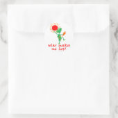Sticker Rond Le Solar Me Fait Chaud ! (Sac)