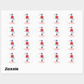 Sticker Rond Le soldat du jouet Nutcracker 2024 (Feuille)