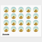 Sticker Rond Le sphinx (Feuille)