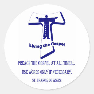 Sticker Rond Le St Francis