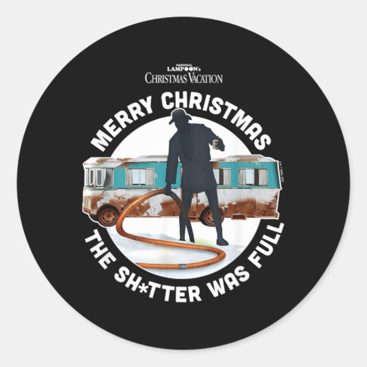 Sticker Rond Le Stuffter Était Plein (Devant)