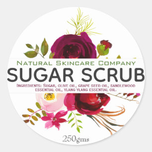 Sticker Rond Le sucre frottent