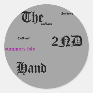Sticker Rond Le, summers isle, 2ndhand, 2ndhand, 2ndhand, ...