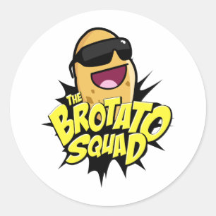 Sticker Rond Le symbole de peloton de Brotato !