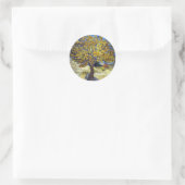 Sticker Rond Le tableau du mûrier de Van Gogh, un chef-d'œuvre (Sac)