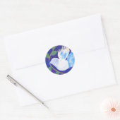 Sticker Rond Le temps de la paix (Enveloppe)