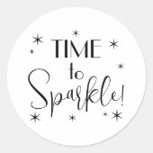 Sticker Rond le temps de scintiller (Devant)