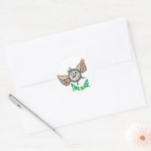 Sticker Rond Le temps vole (Enveloppe)