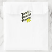 Sticker Rond Le tennis est ma vie (Sac)