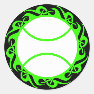 Sticker Rond le tennis. tribal.
