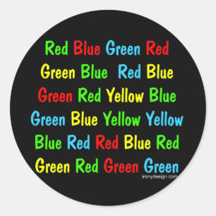 Sticker Rond Le test Stroupe