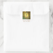 Sticker Rond Le thème Mariage Kiss (Sac)