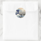 Sticker Rond Le tsunami (Sac)