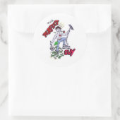 Sticker Rond Le type parfait (Sac)