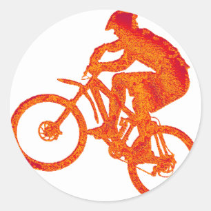 Sticker Rond Le vélo prend du temps