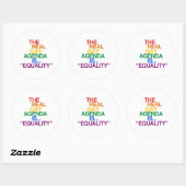 STICKER ROND LE VÉRITABLE PROGRAMME GAY (Feuille)