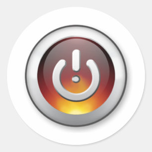 Sticker Rond Le vieux remplaçant avec une torsion