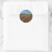 Sticker Rond Le Vignoble Vert par Vincent van Gogh (Sac)