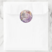 Sticker Rond Le Violet Kimono, Mlle You (Sac)