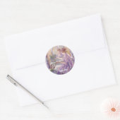 Sticker Rond Le Violet Kimono, Mlle You (Enveloppe)