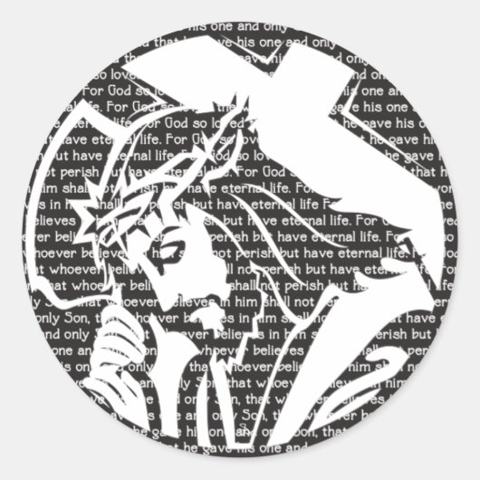 Sticker Rond Le visage du vrai amour.png (Devant)