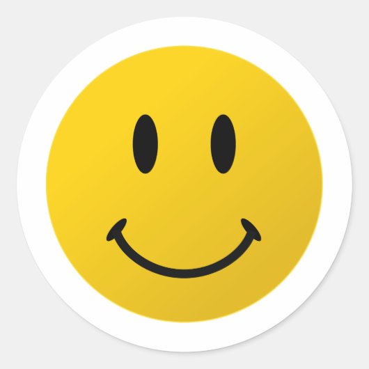 Sticker Rond Le visage original (Devant)