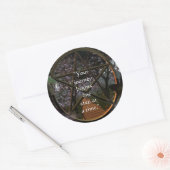 Sticker Rond Le voyage (Enveloppe)