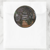 Sticker Rond Le voyage (Sac)