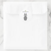 Sticker Rond Leaf insects g5 (Sac)